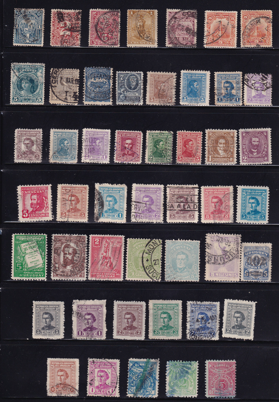 Uruguay Selection Of Older Stamps