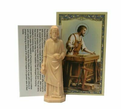 St Joseph Statue Home Selling Kit Saint House Seller Figure & Instruction